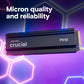 Crucial CT1000P510SSD5 internal solid state drive 1 TB M.2 PCI Express 5.0 NVMe TLC