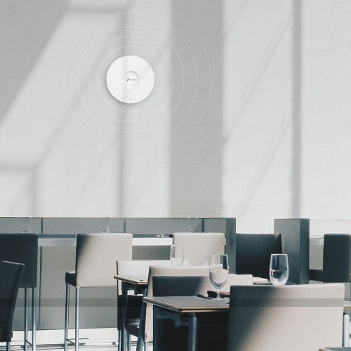 TP-Link Omada AX5400 Multi-Gigabit Ceiling Mount WiFi 6 Access Point