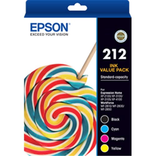 Epson 212 ink cartridge 4 pc(s) Original Standard Yield Black, Cyan, Magenta, Yellow