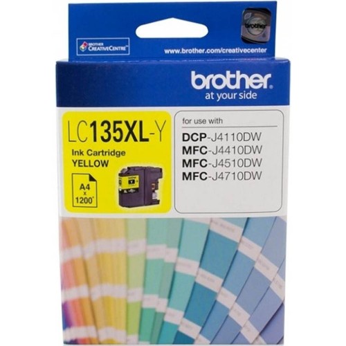 Brother LC135XLY ink cartridge 1 pc(s) Original Yellow