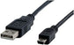 Astrotek 1m Mini USB/ USB cable USB A Mini-USB B Black