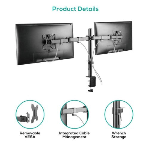 MBeat activiva ErgoLife 81.3 cm (32") Clamp Black