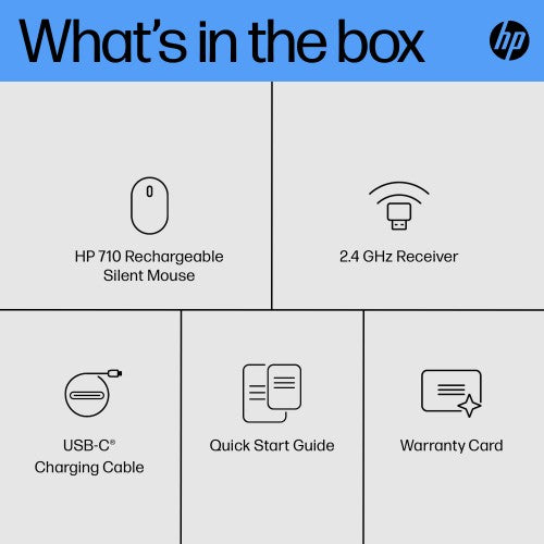 HP 710 Rechargeable Silent Mouse