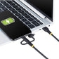 StarTech.com 3.3ft (1m) Rugged USB Multi Charging Cable, USB to Lightning/Micro-USB/Type-C, Apple MFi Certified, Aramid Jacket, Universal 3-in-1 USB Charger Cord for iPhone/iPad/Android