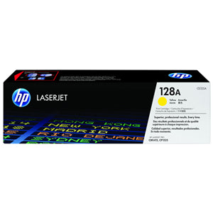 HP 128A Yellow Original LaserJet Toner Cartridge