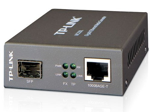 TP-Link MC220L network media converter 1000 Mbit/s Multi-mode, Single-mode Black