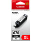 Canon PGI-670XLBK ink cartridge Original Black