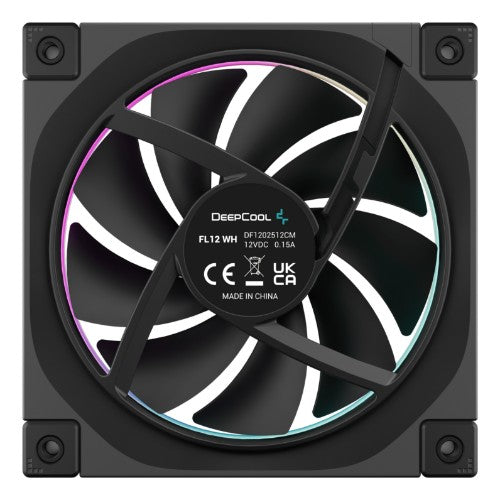 DeepCool FL12-3 in 1 Computer case Fan 12 cm Black 3 pc(s)