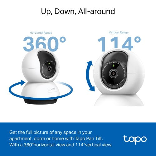 TP-Link Tapo TC74 security camera Bulb IP security camera Indoor 2880 x 1620 pixels Ceiling/Desk