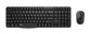 Rapoo X1800S keyboard Mouse included Universal RF Wireless QWERTY English Black