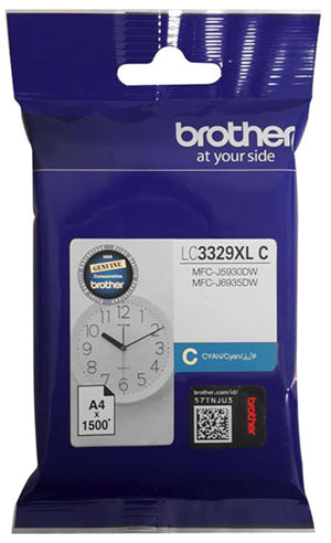 Brother LC3329XLC ink cartridge 1 pc(s) Original High (XL) Yield Cyan