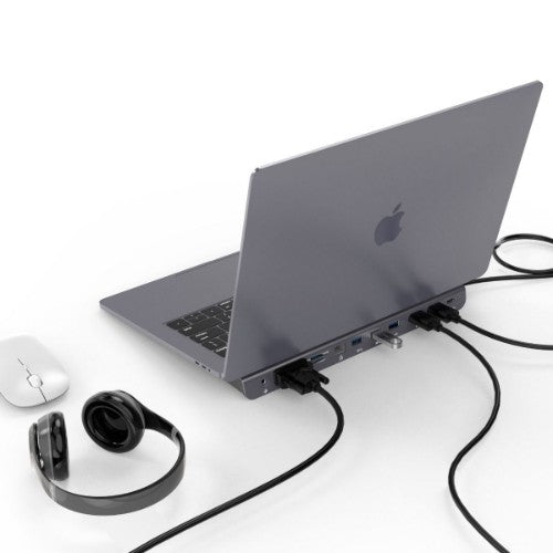MBeat 11-in-1 Multiport Wired USB 3.2 Gen 1 (3.1 Gen 1) Type-C Aluminium