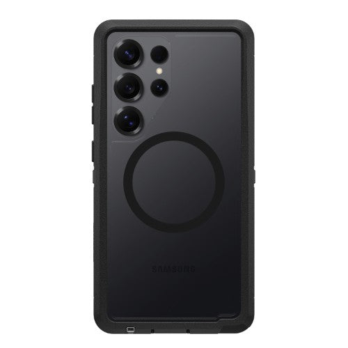 OtterBox Defender XT with Magnets Series for Samsung Galaxy S25 Ultra, transparent/black