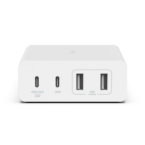 Belkin WCH010AUBK mobile device charger Laptop, Smartphone, Smartwatch, Tablet White AC Fast charging Indoor