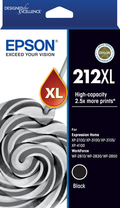 Epson 212XL ink cartridge 1 pc(s) Original High (XL) Yield Black