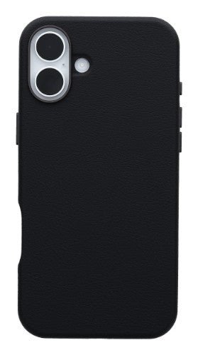 OtterBox Symmetry Series Cactus Leather for MagSafe for iPhone 16 Plus, Noir Ash