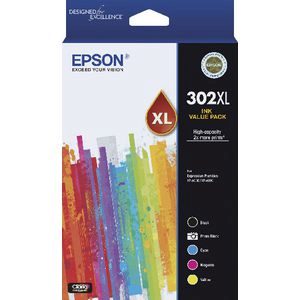 Epson 302XL ink cartridge Black, Cyan, Magenta, Photo black, Yellow