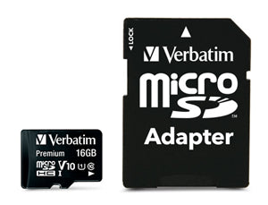 Verbatim Premium 16 GB MicroSDHC Class 10