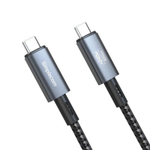 Simplecom CA612 USB cable USB4 Gen 3x2 1.2 m USB C Black