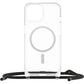 OtterBox React Series Necklace MagSafe for iPhone 15 with Strap, Clear