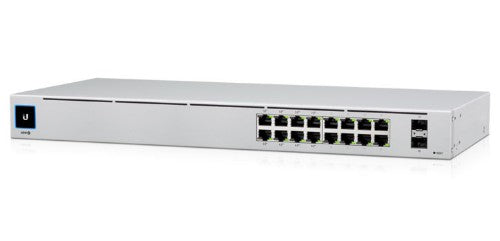 Ubiquiti UniFi 16-Port PoE Managed L2/L3 Gigabit Ethernet (10/100/1000) Power over Ethernet (PoE) 1U Silver
