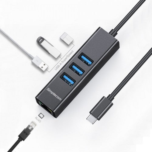 Simplecom CHN421 USB 3.2 Gen 1 (3.1 Gen 1) Type-C Black