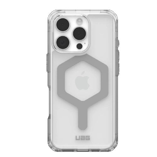 Urban Armor Gear Plyo mobile phone case 16 cm (6.3") Cover Silver, Transparent