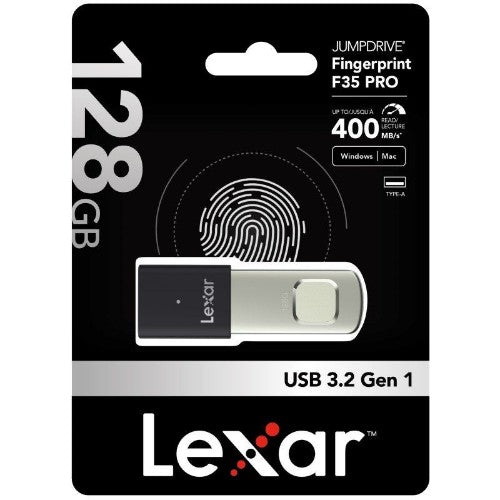 Lexar JumpDrive F35 PRO USB flash drive 128 GB USB Type-A 3.2 Gen 1 (3.1 Gen 1) Black, Silver