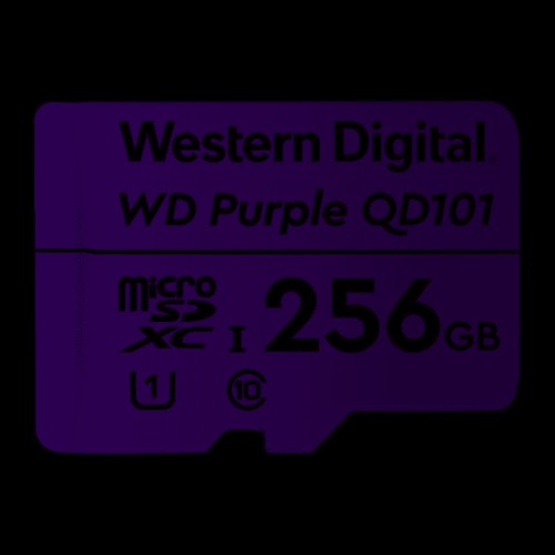 SanDisk WD Purple SC Ultra Endurance microSD Card - 256 GB, microSDXC
