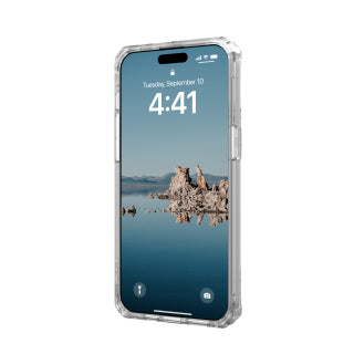 Urban Armor Gear Plyo Magsafe mobile phone case 17 cm (6.7") Cover Transparent, White