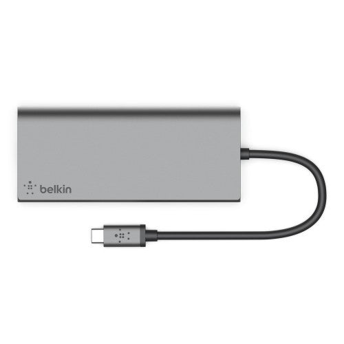 Belkin F4U092BTSGY laptop dock/port replicator USB 3.2 Gen 1 (3.1 Gen 1) Type-C Grey