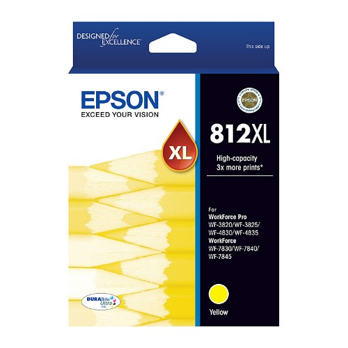 Epson 812XL ink cartridge 1 pc(s) High (XL) Yield Yellow