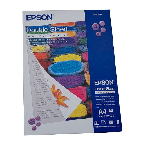 Epson Double Sided Matte Paper - A4 - 50 Sheets