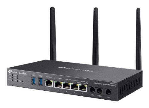 TP-Link Omada AX3000 wireless router Gigabit Ethernet Dual-band (2.4 GHz / 5 GHz) Black