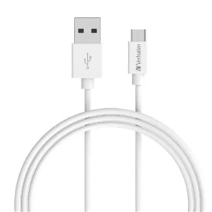 Verbatim 66579 USB cable 1 m USB 2.0 USB A Micro-USB B White