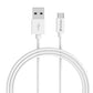 Verbatim 66579 USB cable 1 m USB 2.0 USB A Micro-USB B White