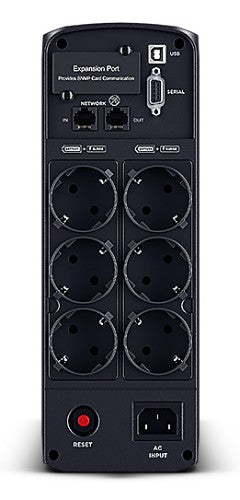 CyberPower CP1600EPFCLCD uninterruptible power supply (UPS) Line-Interactive 1.6 kVA 1000 W 6 AC outlet(s)