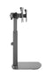 Brateck LDS-22T02 monitor mount / stand 68.6 cm (27") Freestanding Black