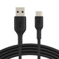 Belkin CAB001BT1MBK USB cable 1 m USB A USB C Black