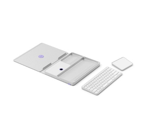 Logitech 920-011285 mobile device keyboard QWERTY English Bluetooth Lilac, White