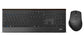 Rapoo 9500M keyboard Universal RF Wireless + Bluetooth QWERTY English Black