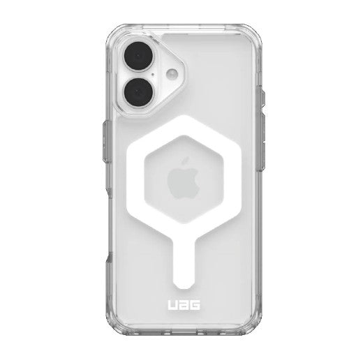 Urban Armor Gear Plyo mobile phone case 17 cm (6.7") Cover Transparent, White