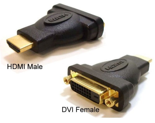 Astrotek HDMI/DVI-D Adapter HDMI M DVI-D FM Black