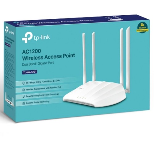 TP-Link TL-WA1201 wireless access point 867 Mbit/s White Power over Ethernet (PoE)