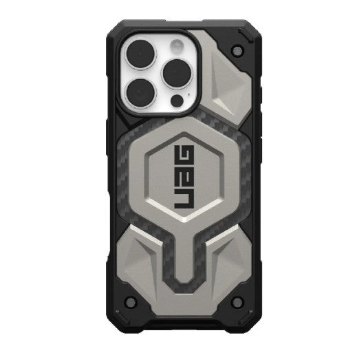 Urban Armor Gear Monarch Pro mobile phone case 16 cm (6.3") Cover Titanium