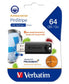 Verbatim Pinstripe USB3.2 Gen1 USB flash drive 64 GB USB Type-A 3.2 Gen 1 (3.1 Gen 1) Black
