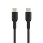 Belkin CAB003BT2MBK USB cable 2 m USB C Black