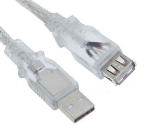 Astrotek 3m USB 2.0 A/B Cable USB cable USB A Transparent