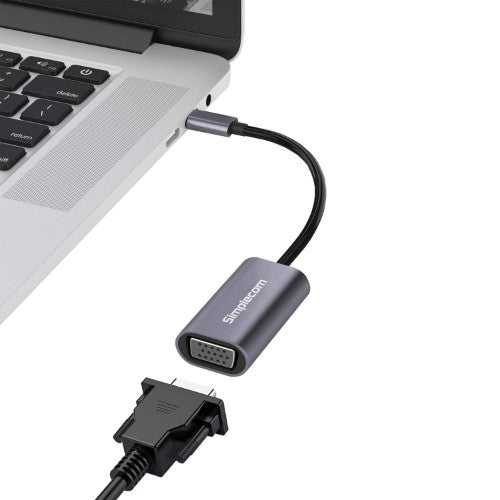 Simplecom DA104 USB graphics adapter 1920 x 1080 pixels Grey