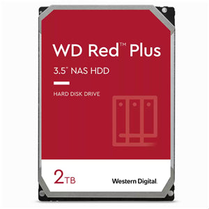 Western Digital Red Plus internal hard drive 2 TB 5400 RPM 64 MB 3.5" Serial ATA